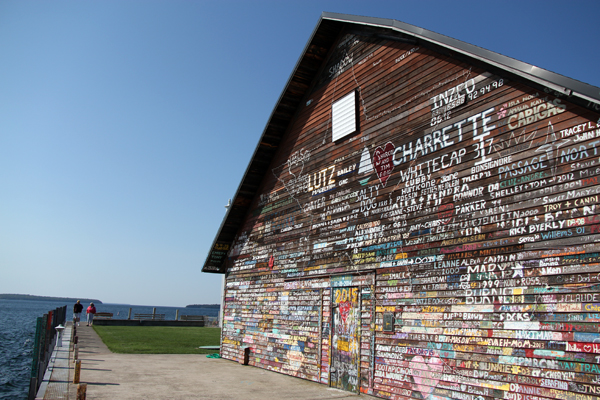 The exterior of Hardy Gallery.